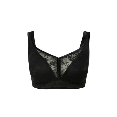 Abbildung von Ulla Popken Panelfree Minimizer Bügel BH, Damen, Größe: 115D, Black