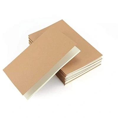 Abbildung von VEESUN 10 STK Klein Notizbuch Notizblock A5, Kraft Cover 5 Leerseite/5 Liniert Seite (30 Blatt) Notizheft Skizzenblock, Classic Tagebuch Schreibblock Zeichenblock, Memo, Malen und Graffiti, MEHRWEG