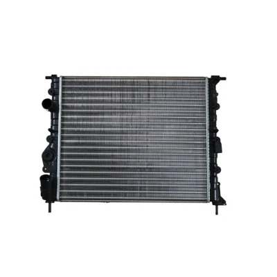 Abbildung von NRF 58023 Kühler, Motorkühlung Aluminium 430 378 23 Kühlrippen mechanisch gefügt RENAULT: CLIO 2, Scénic 1, MEGANE 1 Cabriolet, DACIA: Logan I Saloon