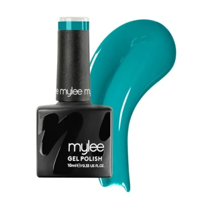 Abbildung von Mylee Gel Nagellack 10 ml[The Real Teal] UV/LED, Maniküre, Pediküre, für professionellen Gebrauch im Salon sowie zu Hause Lang anhaltend und mühelos aufzutragen