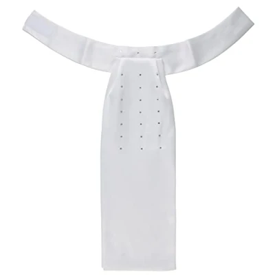 Abbildung von PFIFF 102849 Plastron Snowfall, Strassbesatz Satin Glanz, Weiß Damen M