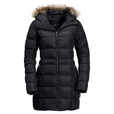Abbildung von Jack Wolfskin Damen BAFFIN ISLAND COAT winddichter Daunenmantel, schwarz, S