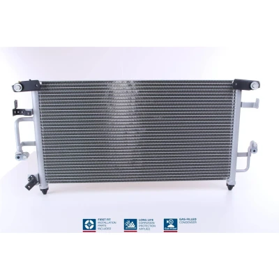 Abbildung von NISSENS 94184 Klimakondensator ohne Trockner Aluminium 661 R 134a