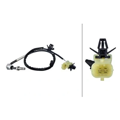 Abbildung von HELLA 6PT 010 376 301 Sensor, Abgastemperatur mit Befestigungsclips am Kabel OPEL: Astra J Sports Tourer