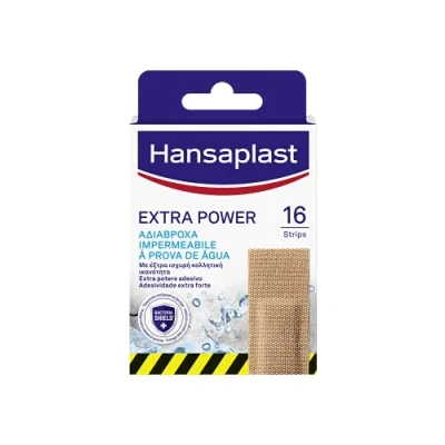Abbildung von Hansaplast extra Power Pflaster, 16 Stück, Klebekraft