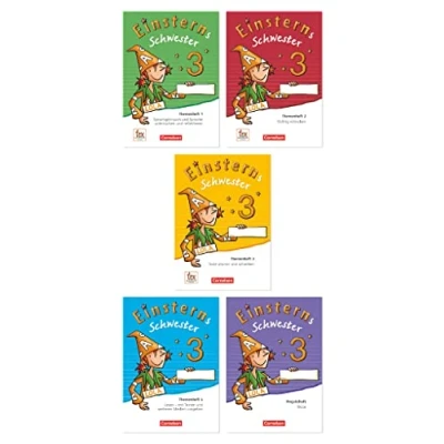 Abbildung von Einsterns Schwester Sprache und Lesen Neubearbeitung: 3. Schuljahr Themenhefte 1 4 Projektheft mit Schuber: Verbrauchsmaterial (Einsterns Schwester: Ausgabe 2015)