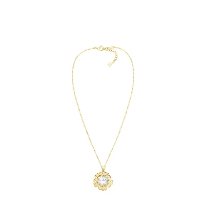 Abbildung von Sofia Milani Ornament Flower Halskette, Damen, Größe: One Size, Gold coloured