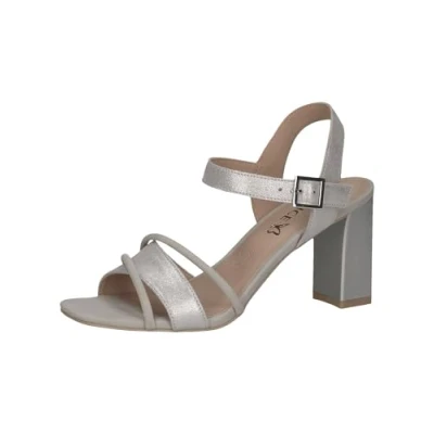 Abbildung von Caprice Riemensandalette, Damen, Größe: 39, Silver comb Schuhe