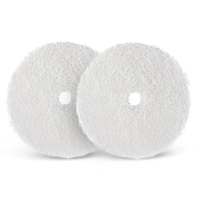 Abbildung von SPTA Polierpad aus Mikrofaser, 2tlg 150mm Schwämme Wolle Polierset Mikrofaser Set Applicator Pad, Auftragschwamm Polierschwamm für Poliermaschine Schleifmaschine RPFS6X2