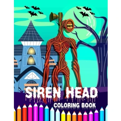 Abbildung von siren head coloring Book: Horror Lover book perfect for kids and adult Featuring Trevor Henderson&#039;s Creatures (gift lover)