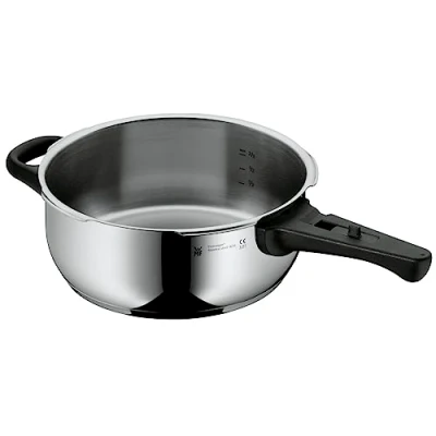 Abbildung von WMF Perfect One Pot Schnellkochtopf Unterteil Induktion 3l, Dampfkochtopf ohne Deckel, Cromargan Edelstahl poliert