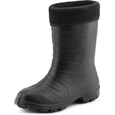 Abbildung von Ladeheid Damen Thermo Eva Gummistiefel federleicht LALMG879 (Schwarz/Schwarz, 36 EU)