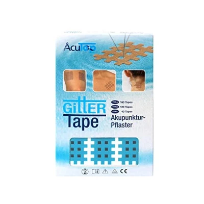 Abbildung von Gitter Tape Acutop Akupunkturpflaster 2x3 cm blau