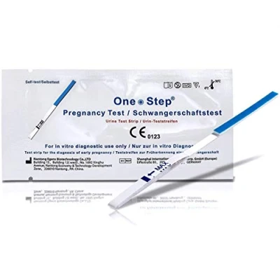 Abbildung von 5 x One+Step ultraempfindlicher Schwangerschaftstest Frühtest Pregnancy Test Frühschwangerschaftstest