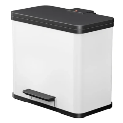 Abbildung von Hailo Mülleimer »Öko duo Plus L«, 2 Behälter, 26 l, Stahlblech o. Edelstahl, Kunststoff Inneneimer, Made in Germany