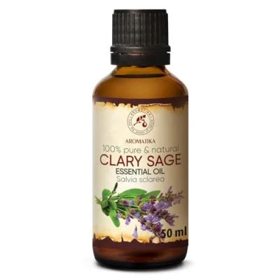 Abbildung von Muskatellersalbeiöl 50ml Naturreines Ätherisches Öl Muskatellersalbei Salvia Sclarea Frankreich Für Beauty Aromatherapie Aroma Diffuser Raumduft Clary Sage Oil