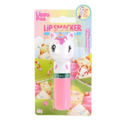 Abbildung von Lip Smacker Lippy Pals Collection Einhorn Lippenbalsam für Kinder magischer Geschmack Geschenk Single Lipbalm