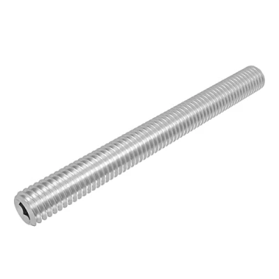 Abbildung von SECCARO Gewindestift mit Kegelkuppe M6 x 60 mm, Edelstahl V2A VA A2, DIN 913 / ISO 4026, Innensechskant, 20 Stück