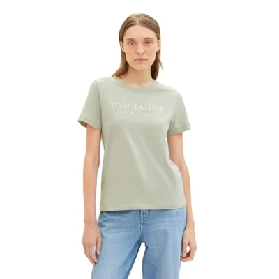 Abbildung von TOM Tailor Tshirt print, Damen, Größe: Small, Desert green