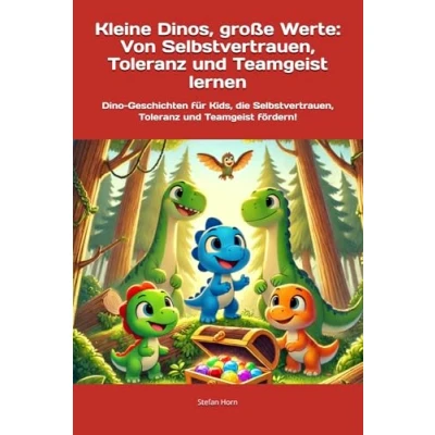 Abbildung von Kleine Dinos, große Werte: Von Selbstvertrauen, Toleranz und Teamgeist lernen: Dino Geschichten für Kids, die ... Werte Eine Reise zu den wichtigsten Werten)