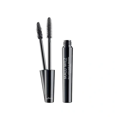 Abbildung von Malu Wilz 2IN1 Volume &amp; Length Mascara schwarz 8ml I Wimperntusche lange Wimpern Build up Effekt für audrucksstarkes Wimpernvolumen Individuelle Looks