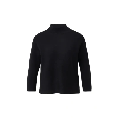 Abbildung von Comma Strickpullover, mit Fledermausärmeln