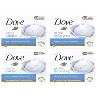 Abbildung von Dove Seife Gentle Peeling Soap Bar (4 x 90 g)