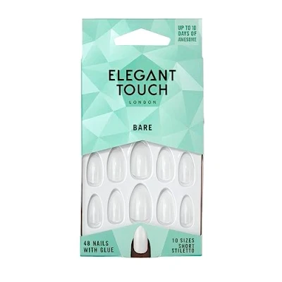 Abbildung von Elegant Touch Blanke Nägel Kurzes Stilett