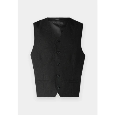 Abbildung von Jack &amp; Jones Premium Jprwinter Twill Waistcoat Weste, Herren, Größe: 50, Anthracite