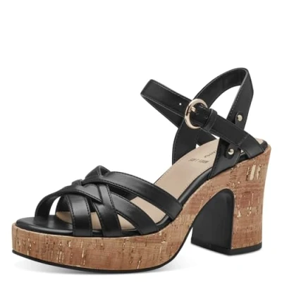 Abbildung von s.Oliver Plateausandalette, Damen, Größe: 39, Black Schuhe