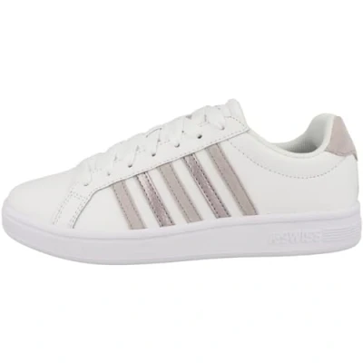 Abbildung von K Swiss Damen Court Sneaker, White/Ashes of Roses/Astro Dust Copper, 38 EU