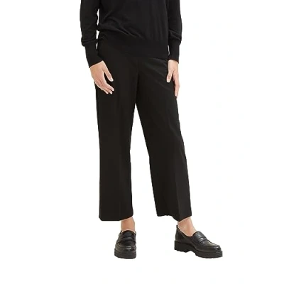 Abbildung von TOM Tailor MIA Straight Stoffhose, Damen, Größe: 36x28, Deep black