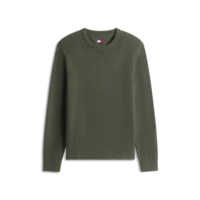 Abbildung von Tommy Jeans Rundhalspullover, Slim fit mit Rundhalsausschnitt