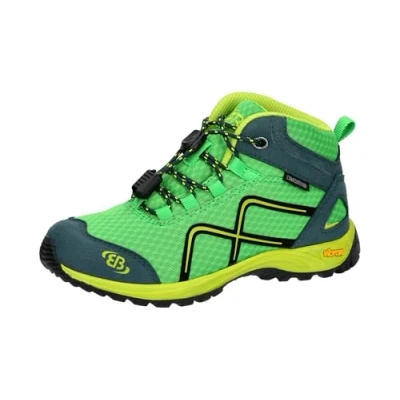 Abbildung von Brütting Jungen Guide High Cross Laufschuh, grün/lemon/petrol, 35 EU