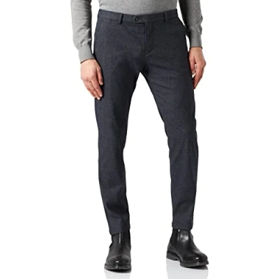 Abbildung von bugatti Herren 3156 16810 Freizeithose, Dunkelblau, 3432