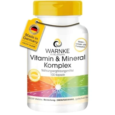 Abbildung von Vitamin &amp; Mineral Komplex Kapseln