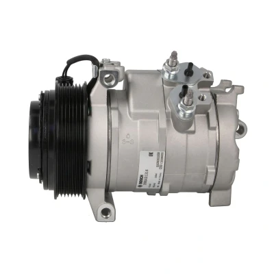 Abbildung von BOSCH 1 986 AD1 314 Kompressor 12V PAG 46 R134a mit Montageanleitung, ohne Dichtring CHRYSLER: 300C Saloon, JEEP: GRAND CHEROKEE 3