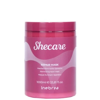 Abbildung von INEBRYA SHECARE REPARATURMASKE 1000ml weiße Creme