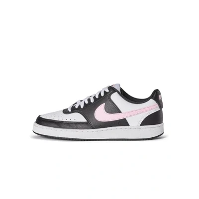 Abbildung von NIKE Damen Court Vision Low Next Nature Sneaker, Black/Pink Foam White, 39 EU