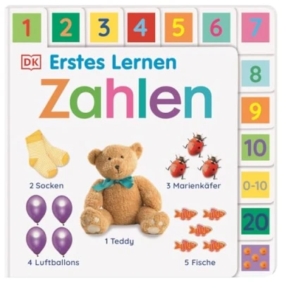 Abbildung von Erstes Lernen. Zahlen: Pappbilderbuch mit Griffregister und über 200 Fotos ab 1 Jahr