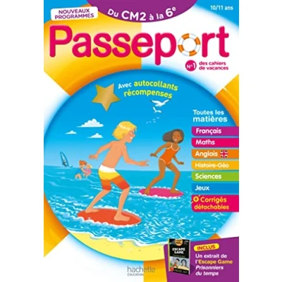 Abbildung von Passeport Du CM2 à la 6ème 10/11 ans Cahier de vacances 2024: 6e