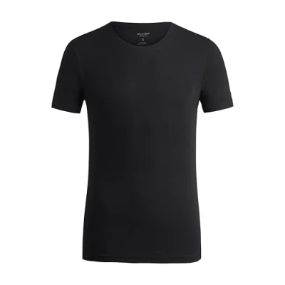 Abbildung von OLYMP Herren T Shirt Langarm Level.Five,Einfarbig,Body fit,schwarz 68,S