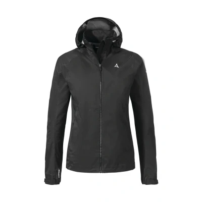 Abbildung von Schöffel Regenjacke / wasserabweisende Jacke, Damen, Größe: 36, schwarz