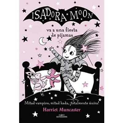 Abbildung von Isadora Moon va a una fiesta de pijamas / has Sleepover: ¡Un libro mágico con purpurina en la cubierta!