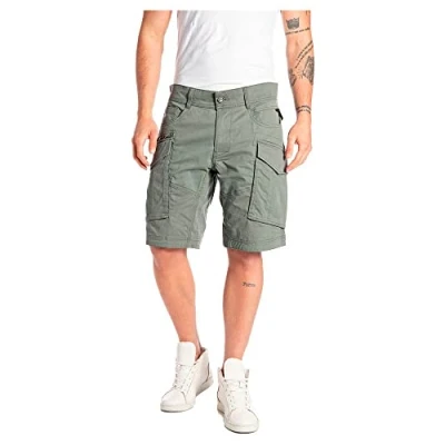 Abbildung von Replay Herren M9907 Joe Comfort Cotton Twill Shorts, Aviator Green 703, 33W EU