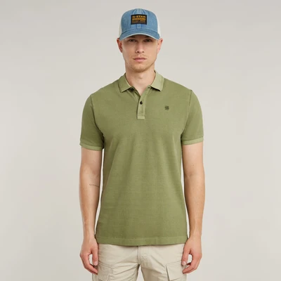 Abbildung von G STAR Dunda Overdyed Poloshirt, Herren, Größe: XXL, Mayfly gd