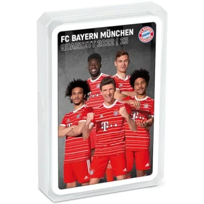 Abbildung von FC Bayern München Unisex Jugend 31297 Kartenspiel, Weiss, M