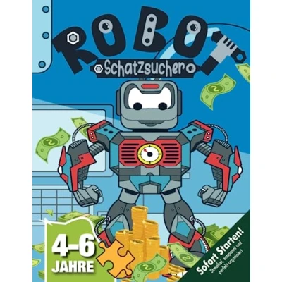 Abbildung von Roboter Schatzsuche Kindergeburtstag 4 6 Jahre: Taucht ein in eine Schnitzeljagd voller kniffliger Rätsel &amp; Spiele und bastelt euch den legendären Schatzroboter. (Bravo Schatzsuche)