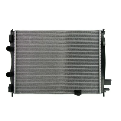 Abbildung von THERMOTEC D71006TT Kühler, Motorkühlung Aluminium für Fahrzeuge mit/ohne Klimaanlage 590 448 26 Schaltgetriebe Kühlrippen gelötet