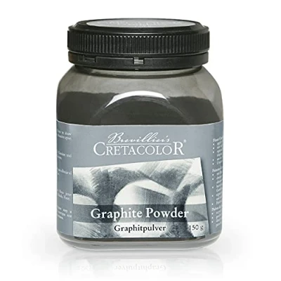 Abbildung von Cretacolor Graphitpulver, 150g in Kunststoffdose